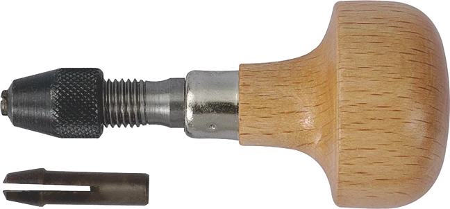 Horotec MSA 18.203 Graver Wooden Handle With 2 Tightening Chucks