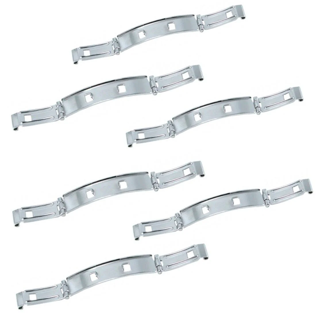 Set of 6 Longine Type Butterfly Clasp Assortment (Size: 4.0mm / 7.0mm / 8.4mm)