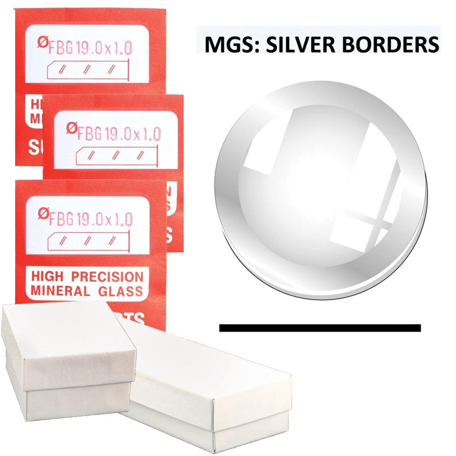 MGS: Silver Ring Crystal (18.0~33.0mm) Set of 31 Pieces