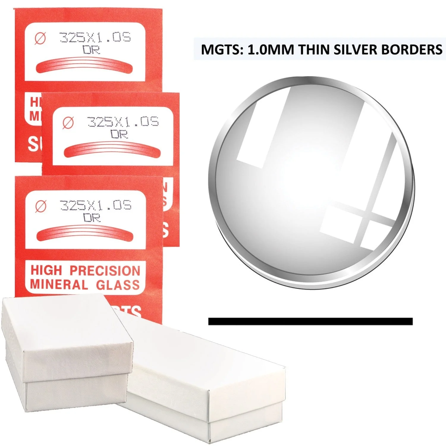 MGTS: Thin Silver Ring Crystals (15.0~33.0mm) Set of 29 Pieces