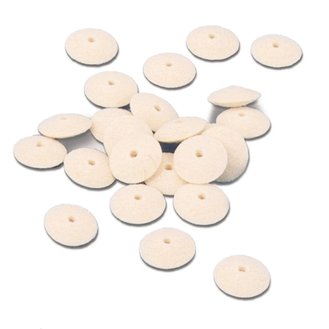 Miniature Knife Edge Solid Felt Buffs (Pack of 25)
