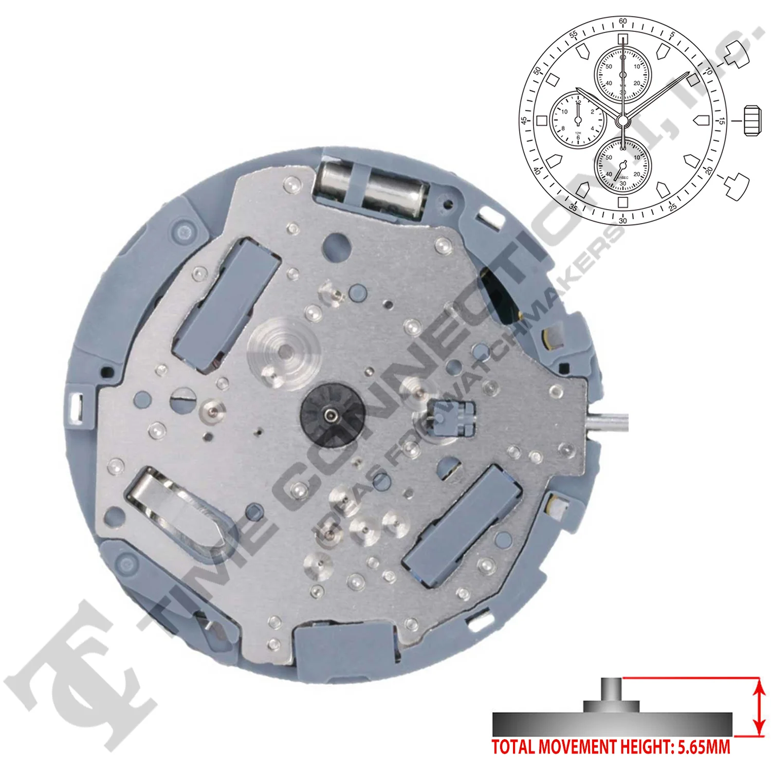 Miyota/Citizen LTD 0S70 3 Hands Japan Quartz Movement Ht. 5.65MM - Image 2