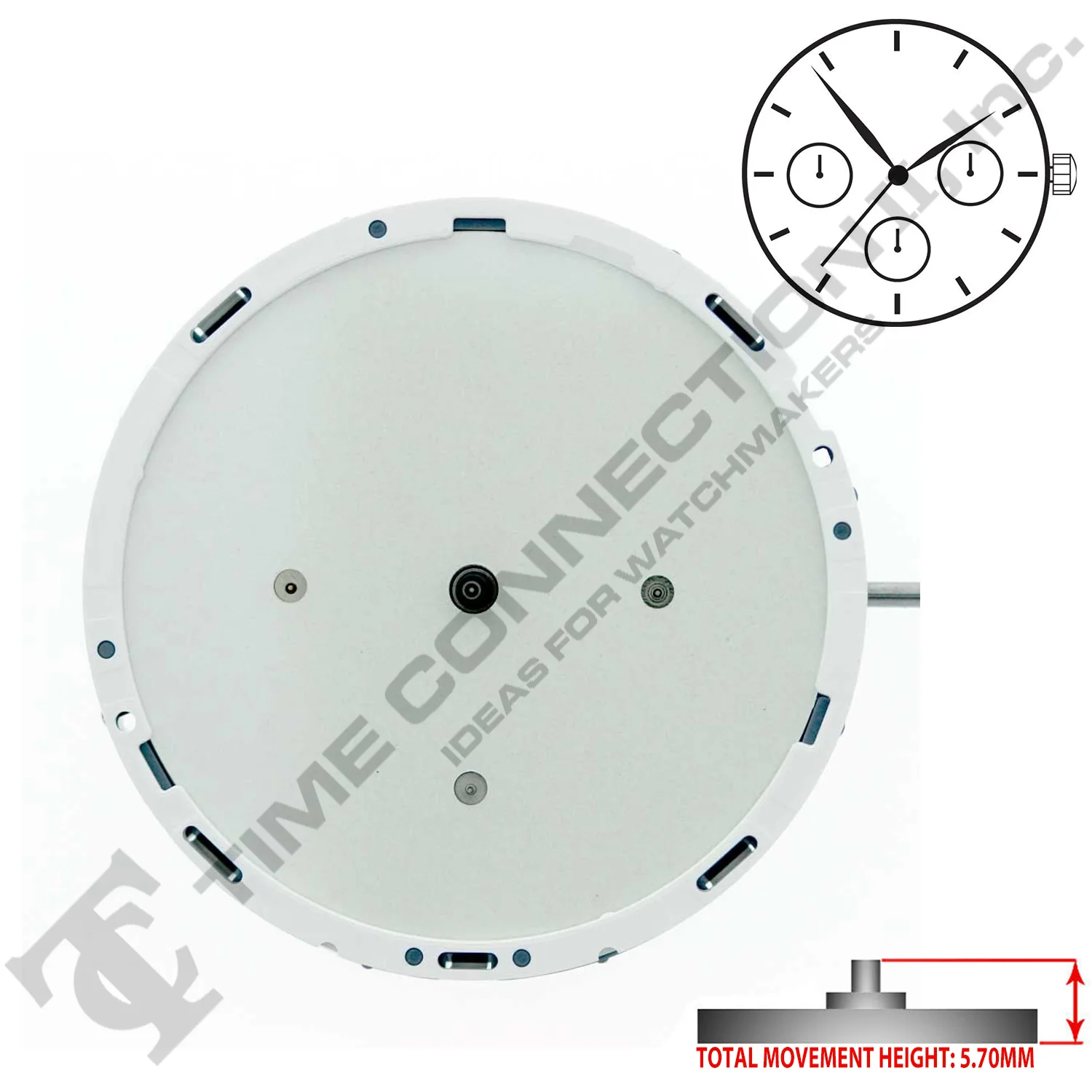 Miyota/Citizen LTD 6R29 Japan Quartz Movement Ht. 5.7MM - Image 2