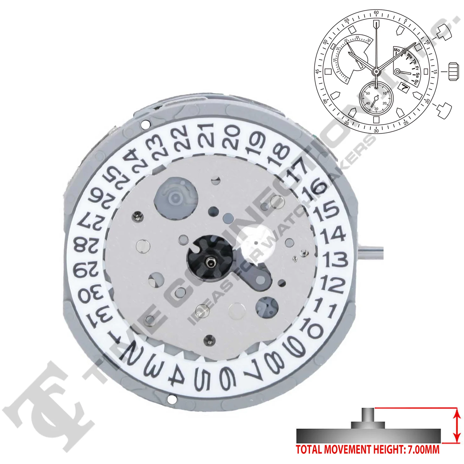 Miyota/Citizen LTD FS80 Japan Quartz Movement Ht. - Image 2