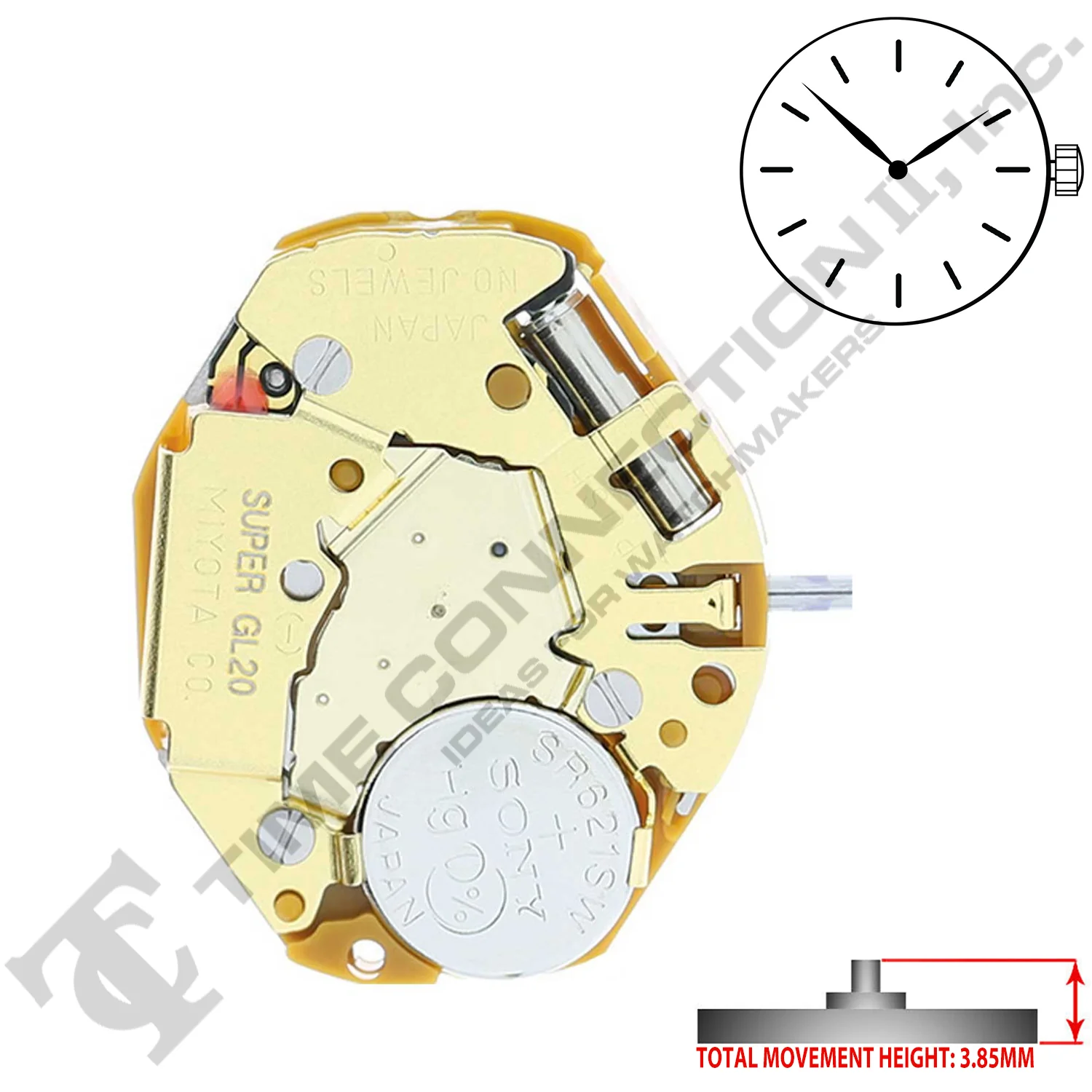Miyota/Citizen LTD GL26 Japan Quartz Movement Discontinued (Use MIY-GL24)