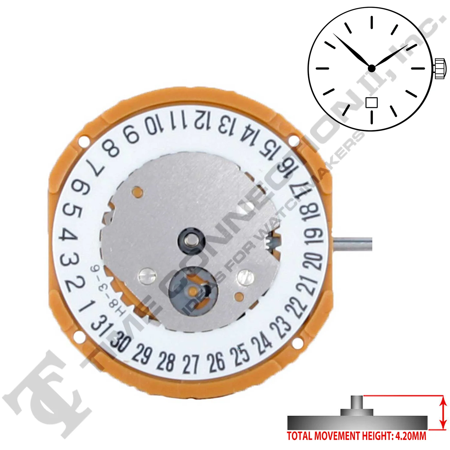 Miyota/Citizen LTD GN15-D6 Japan Quartz Movement Ht. - Image 2