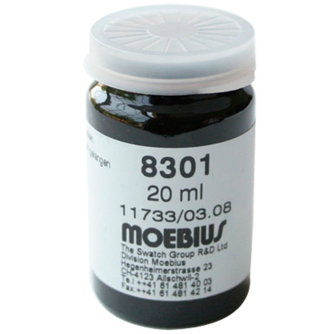 Moebius 8301 Natural Watch Grease with Graphite (15ml)