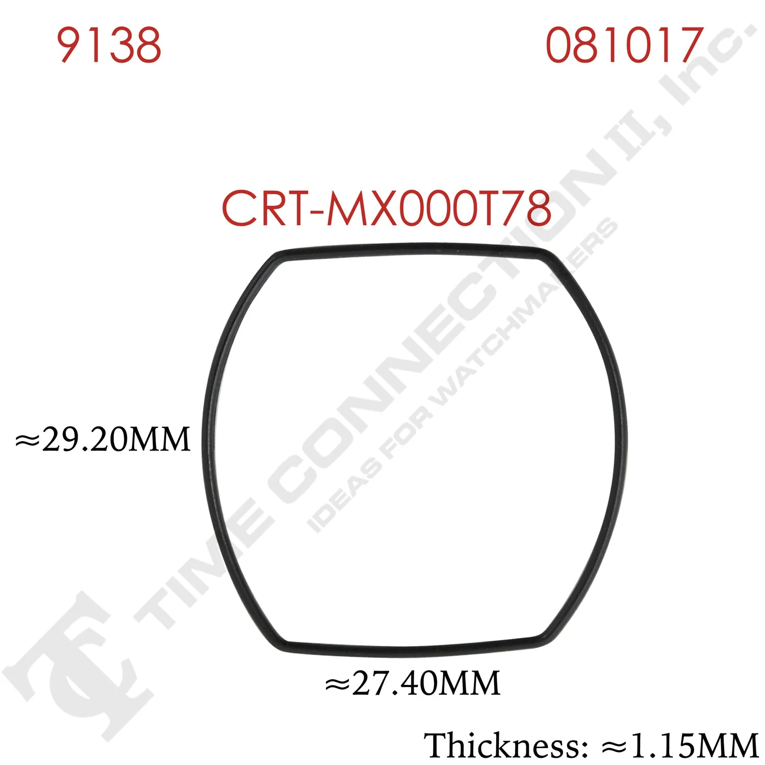 Original Cartier Barrel Case Back / Crystal Gaskets for Cartier Watches - Image 4