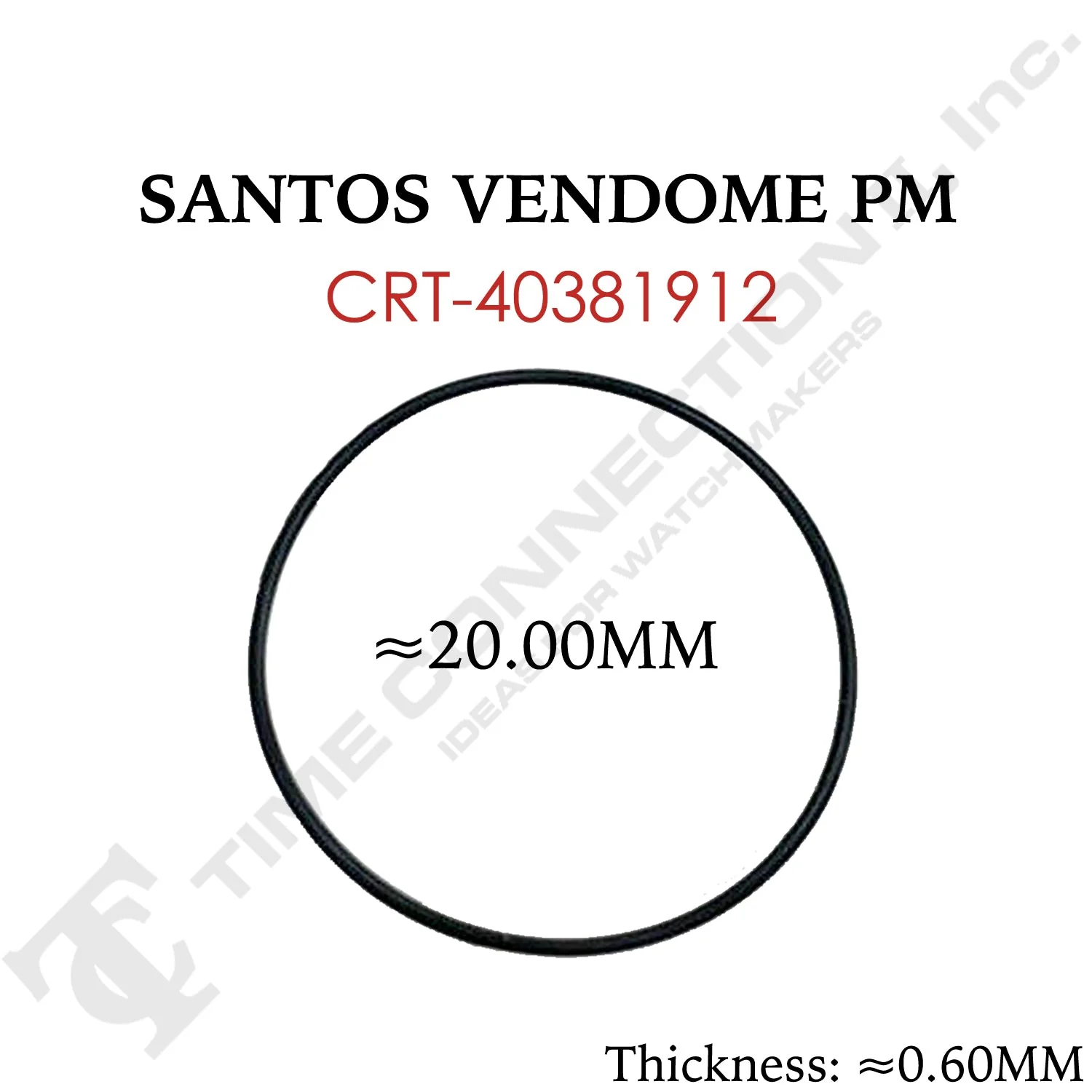 Original Cartier Round Case Back / Crystal Gaskets for Cartier Watches - Image 12