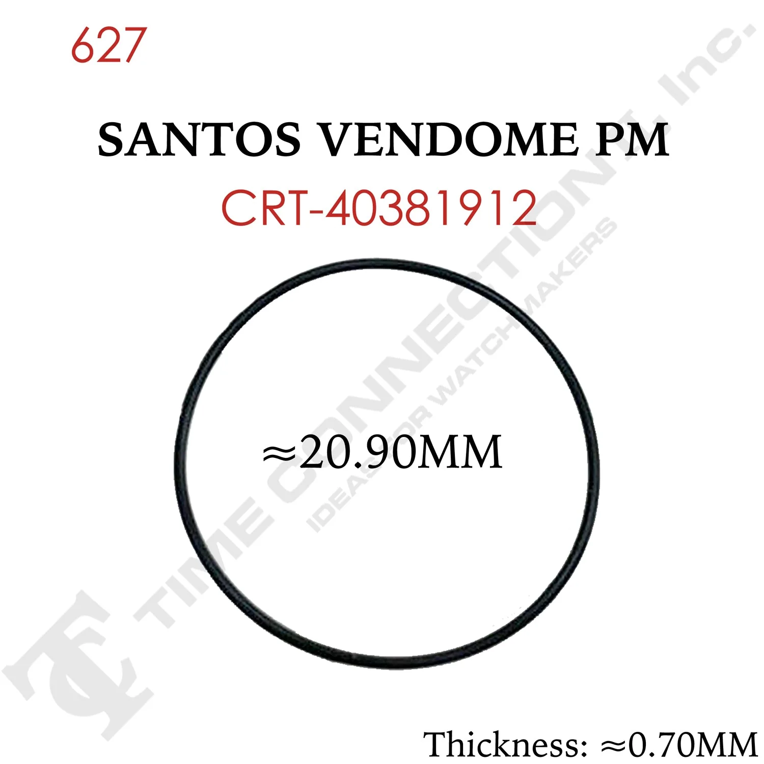 Original Cartier Round Case Back / Crystal Gaskets for Cartier Watches - Image 17