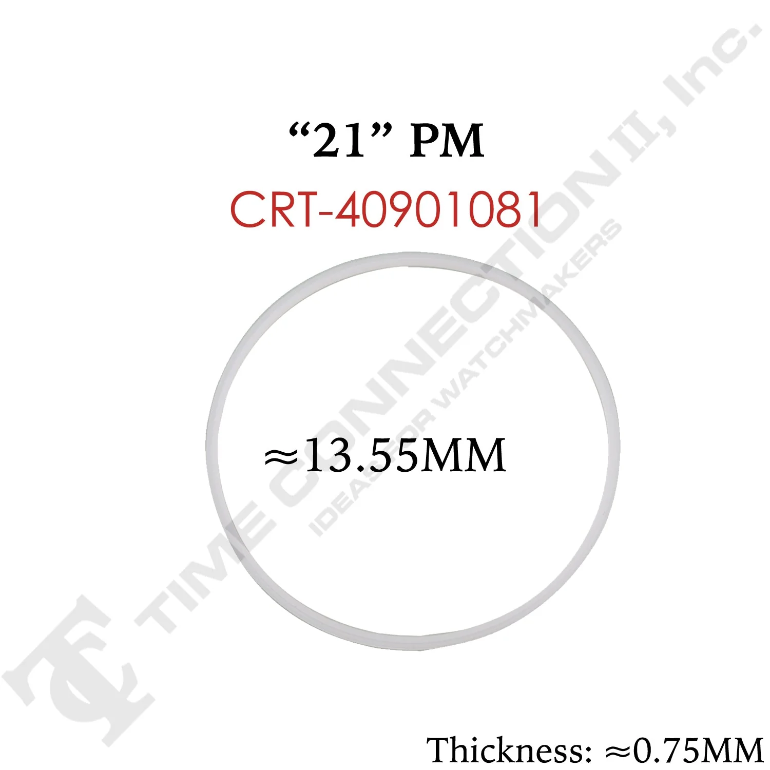 Original Cartier Round Case Back / Crystal Gaskets for Cartier Watches - Image 2