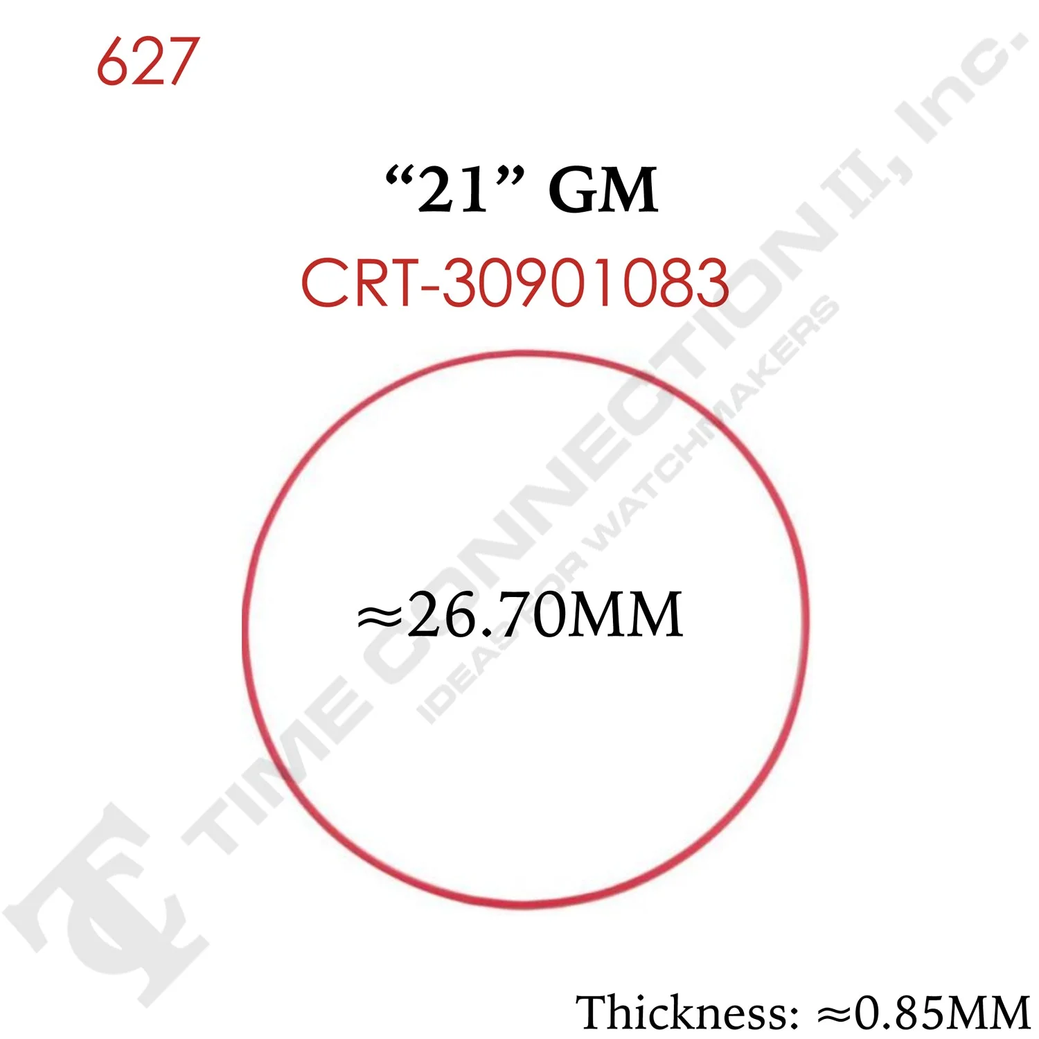 Original Cartier Round Case Back / Crystal Gaskets for Cartier Watches - Image 37