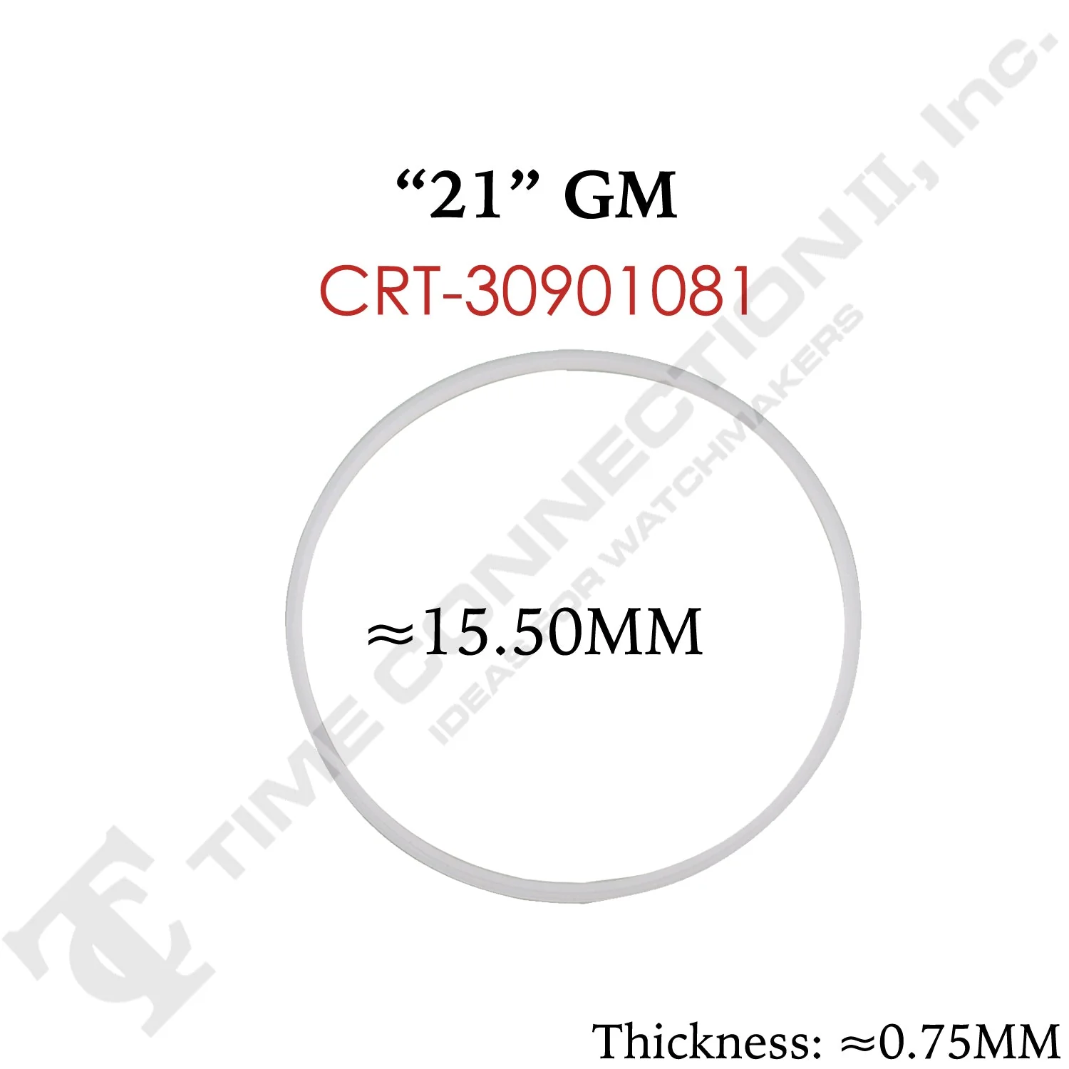 Original Cartier Round Case Back / Crystal Gaskets for Cartier Watches - Image 4