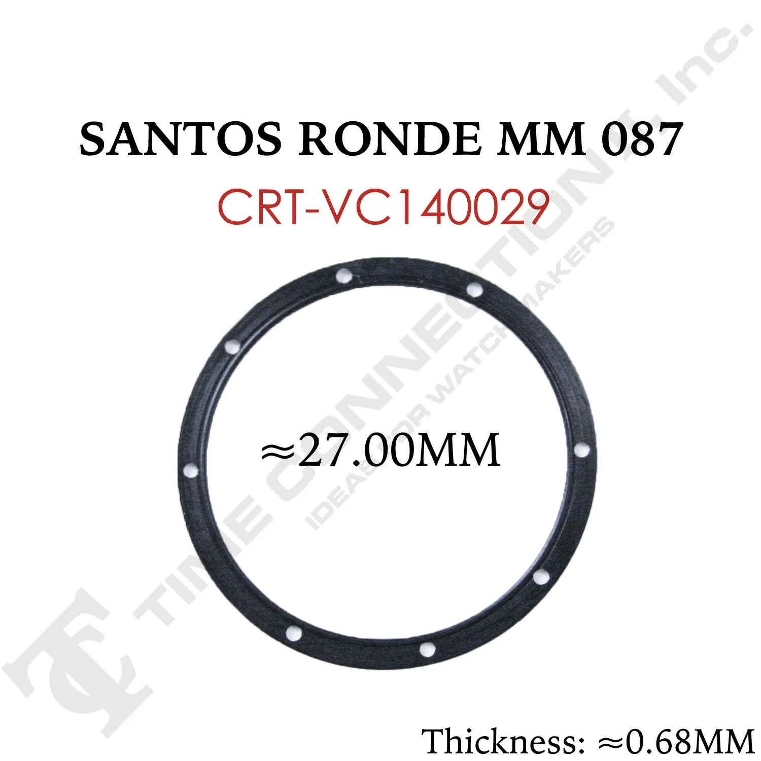 Original Cartier Round Case Back / Crystal Gaskets for Cartier Watches - Image 40