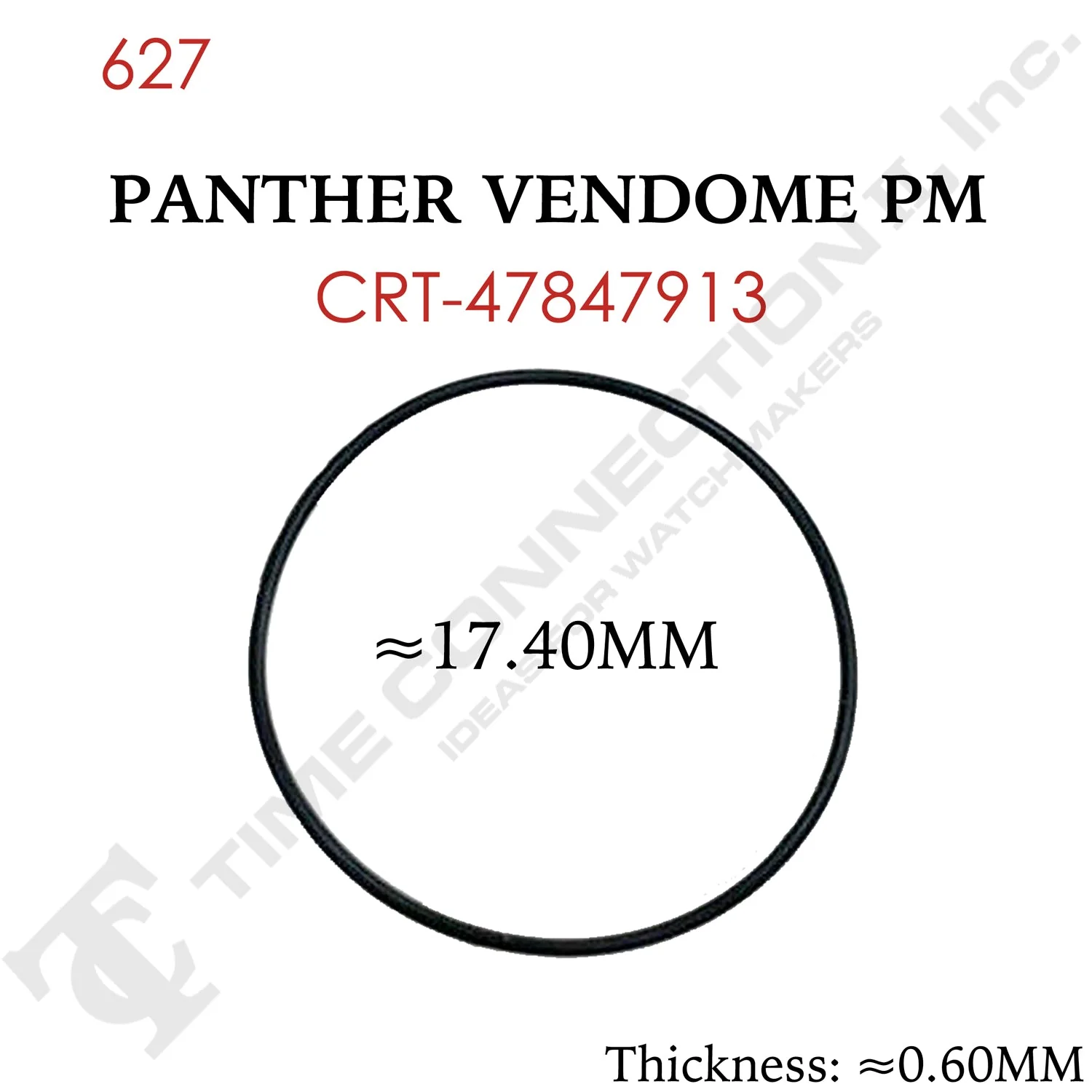 Original Cartier Round Case Back / Crystal Gaskets for Cartier Watches - Image 6