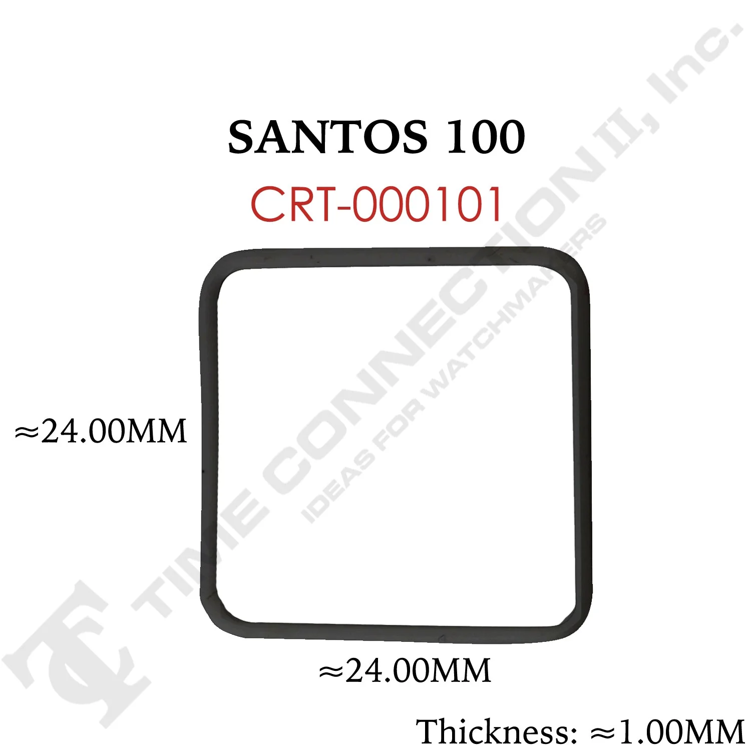 Original Cartier Square Case Back / Crystal Gaskets for Cartier Watches - Image 33