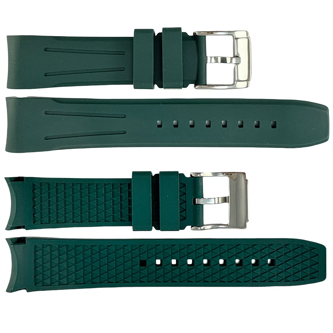P705 Genuine Silicone Sports Band with Stainless Steel Buckle (18mm-24mm) - Image 5
