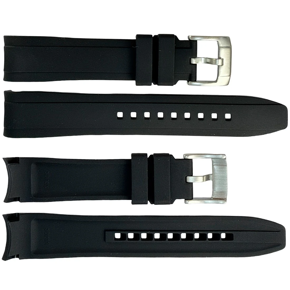 P715 Polyurethane Band with Curved Ends to Fit Rolex Sport Models (18mm-24mm) - Image 3