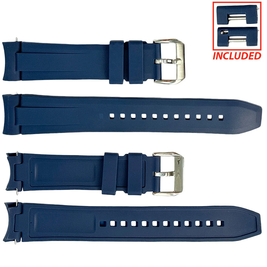 P725 Rubber Made Universal Band with Duo Ends to Fit Most Sport Models (20mm-22mm) - Image 4