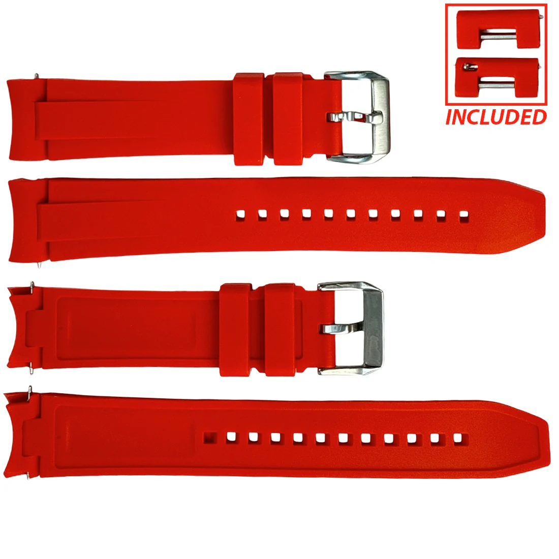 P725 Rubber Made Universal Band with Duo Ends to Fit Most Sport Models (20mm-22mm) - Image 5