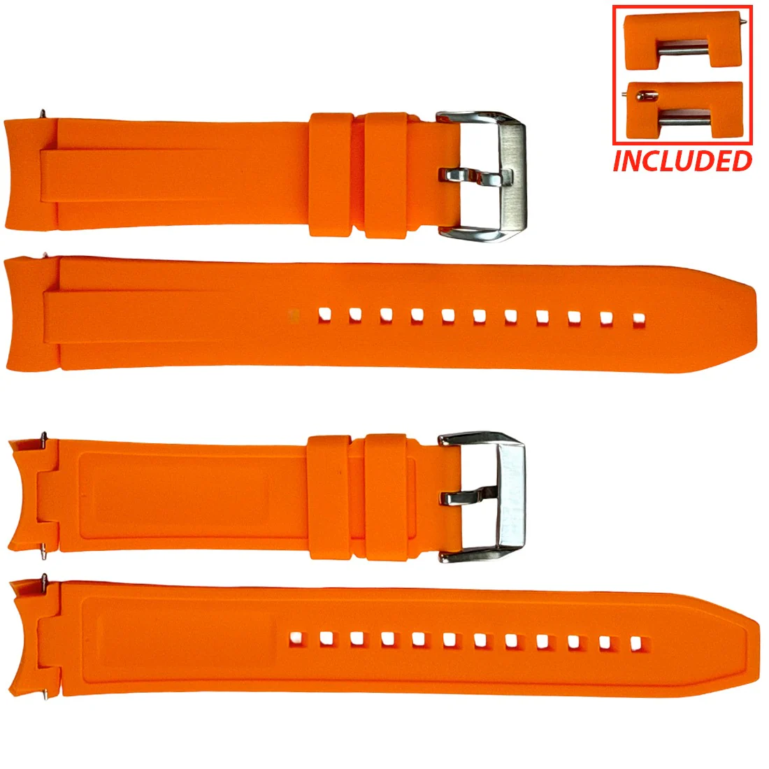 P725 Rubber Made Universal Band with Duo Ends to Fit Most Sport Models (20mm-22mm) - Image 6