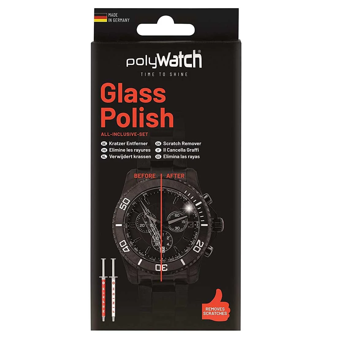 PolyWatch Glass Polish Glass Polish Scratch Remover Watch Glass Scratch Remover