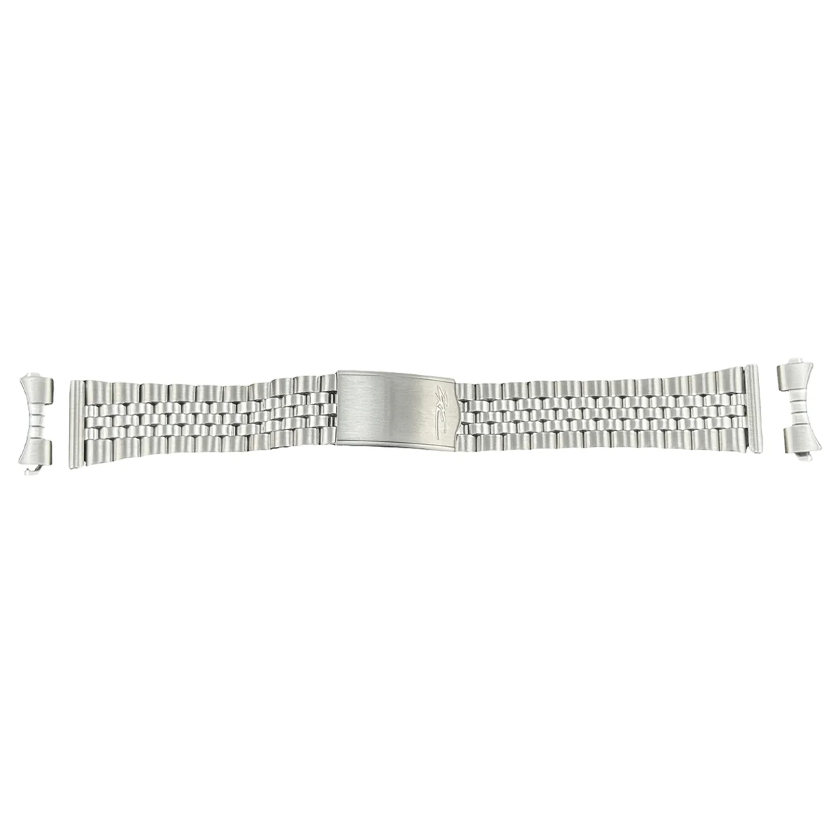 ROCHET ZRC No. 2365700 Stainless Steel Jubilee Style Metal Band - Straight & Curved End (18mm-20mm)