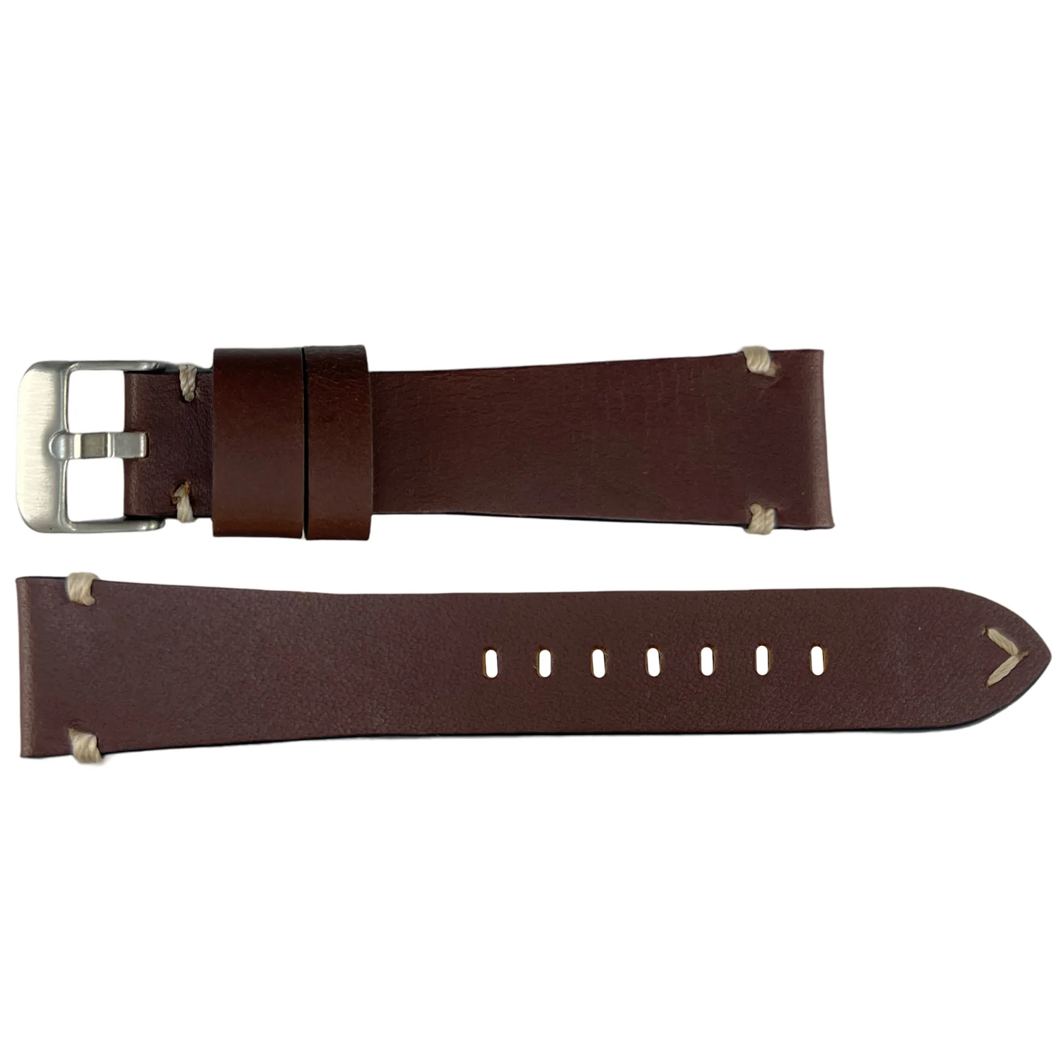 ROCHET ZRC No. 744 Cowhide Vintage Watch Straps with Hand-Sewn Stitching (20mm - 24mm) - Image 3