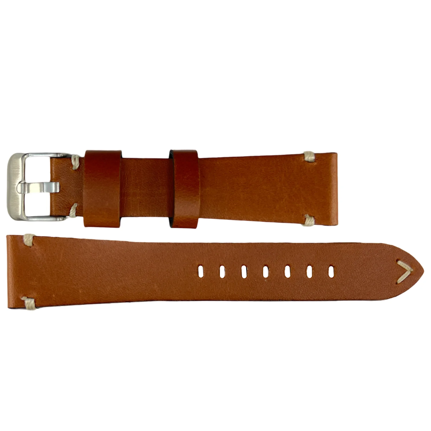 ROCHET ZRC No. 744 Cowhide Vintage Watch Straps with Hand-Sewn Stitching (20mm - 24mm) - Image 4