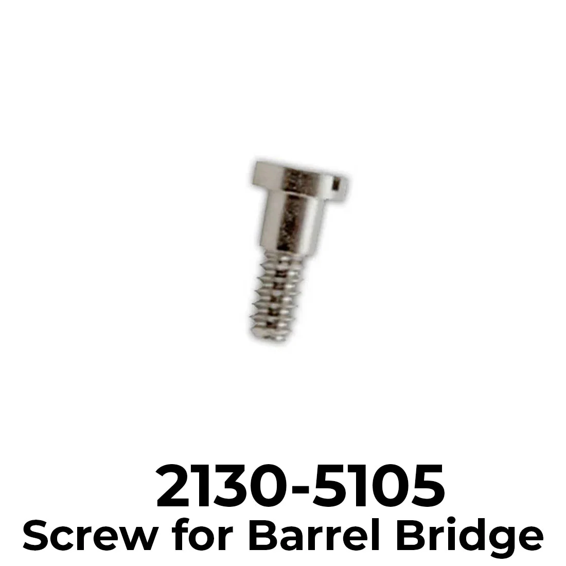 Rolex 2130-5105 Screw for Barrel Bridge, Long, High Quality Swiss