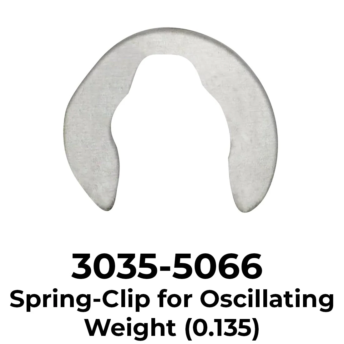 Rolex 3035-5066 Spring-Clip for Oscillating Weight (0.135mm), High Quality Swiss