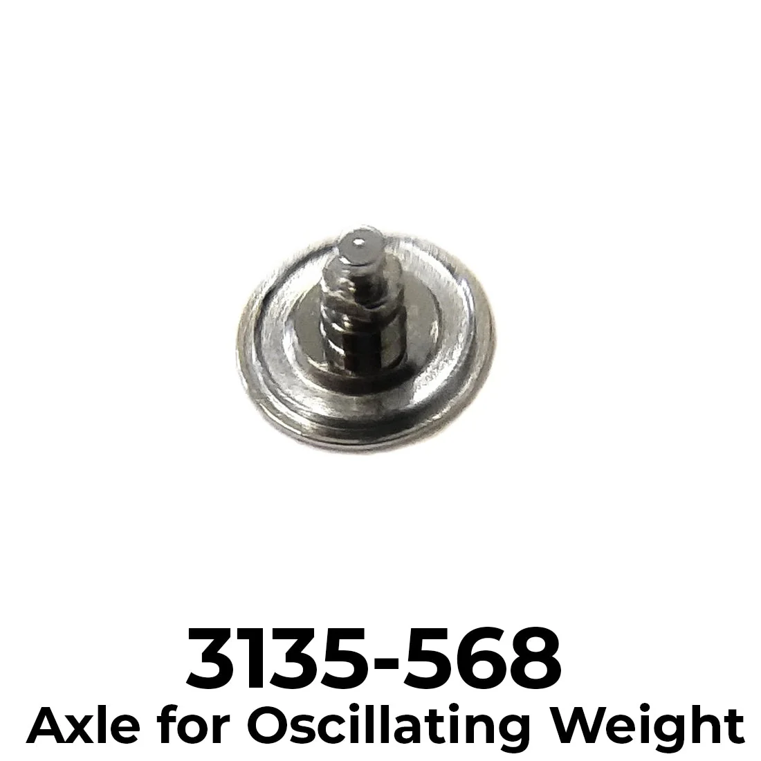 Rolex 3135-568 Axle for Oscillating Weight, High Quality Swiss