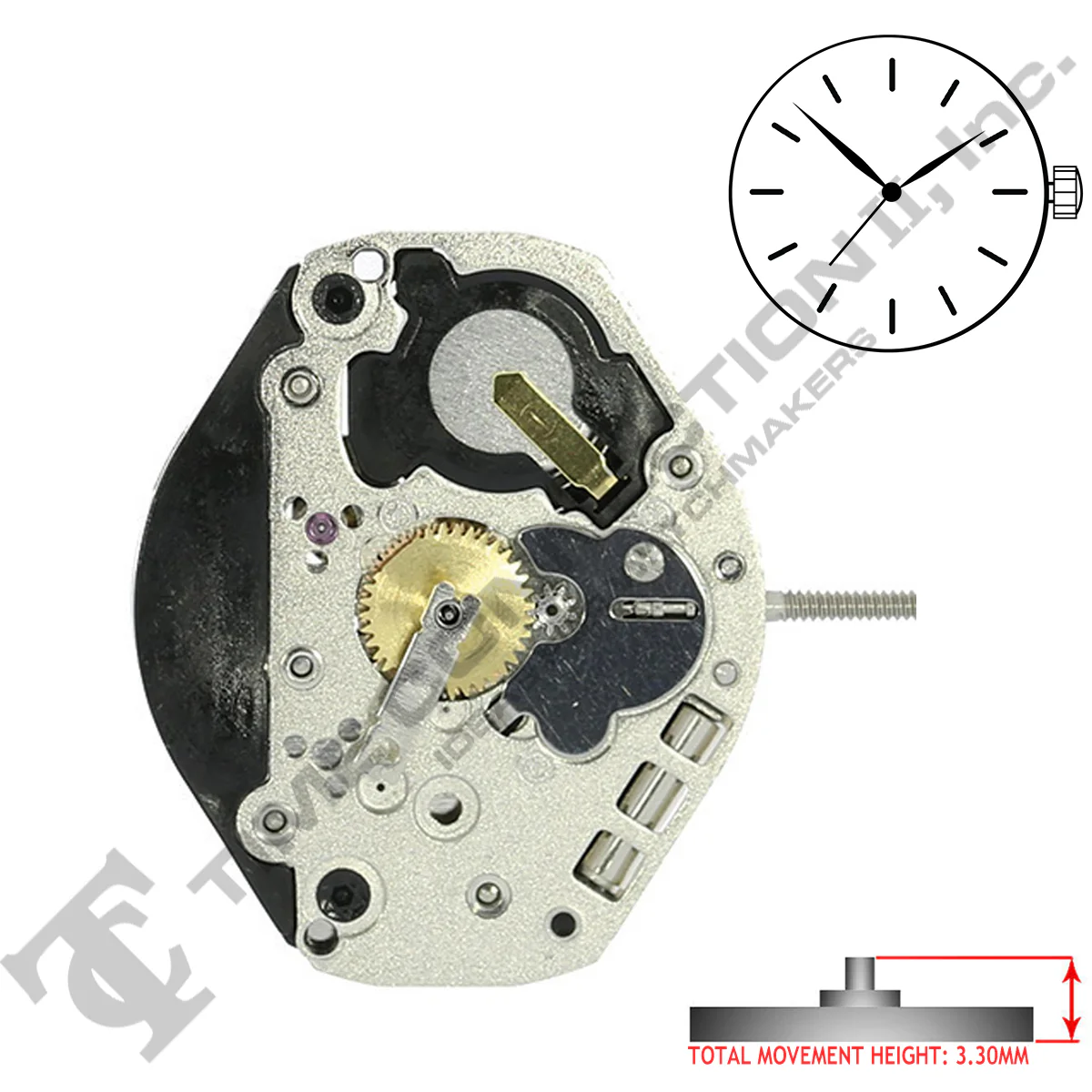 Harley Ronda 1063 3 Hands Quartz Movement Ht. 3.30MM - Image 2