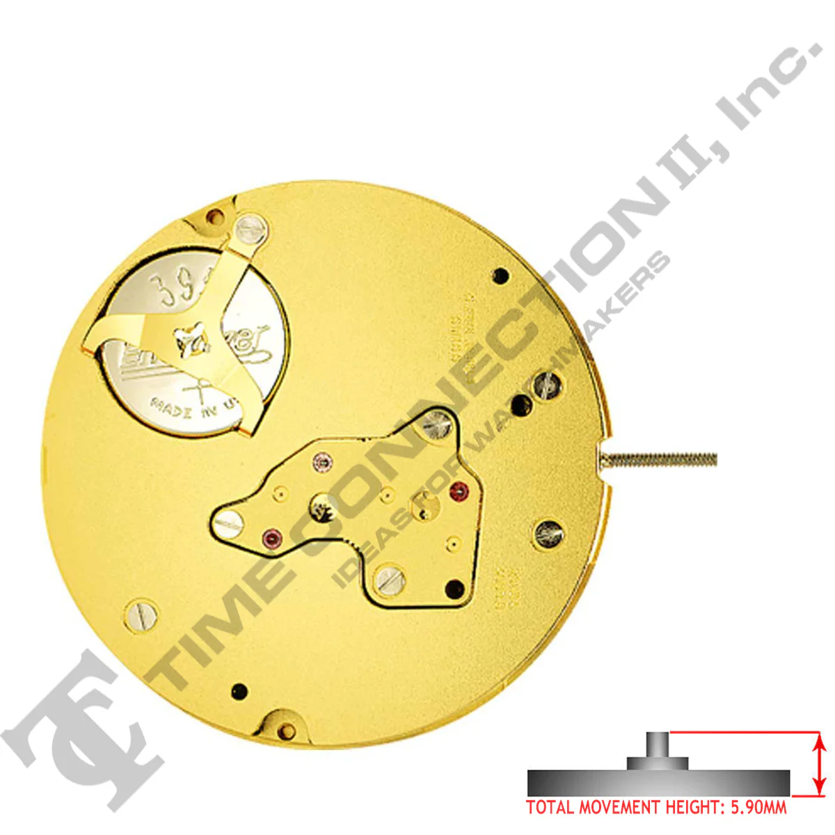 Harley Ronda 4003.B 3 Hands Swiss Made Quartz Movement Ht. 5.90MM (Various Dates)