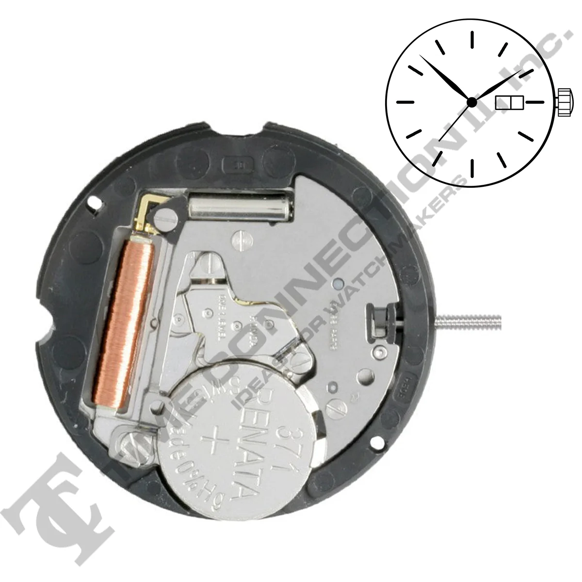 Harley Ronda 507 3 Hands Quartz Movement (Various Heights)