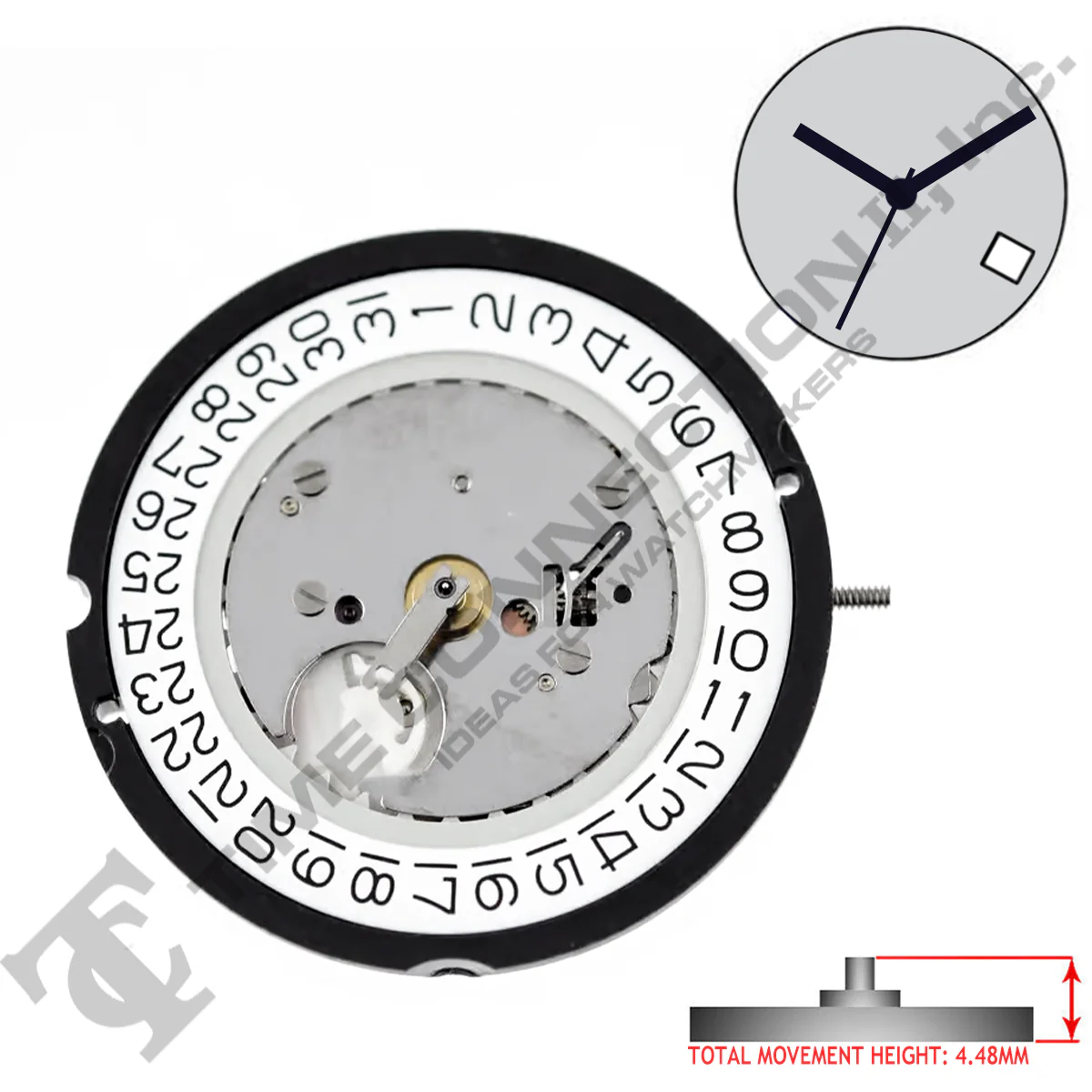 Harley Ronda 515 3 Hands Quartz Movement (Various Heights) - Image 3