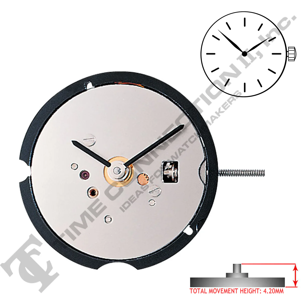 Harley Ronda 582 2 Hands Quartz Movement (Various Heights) - Image 2