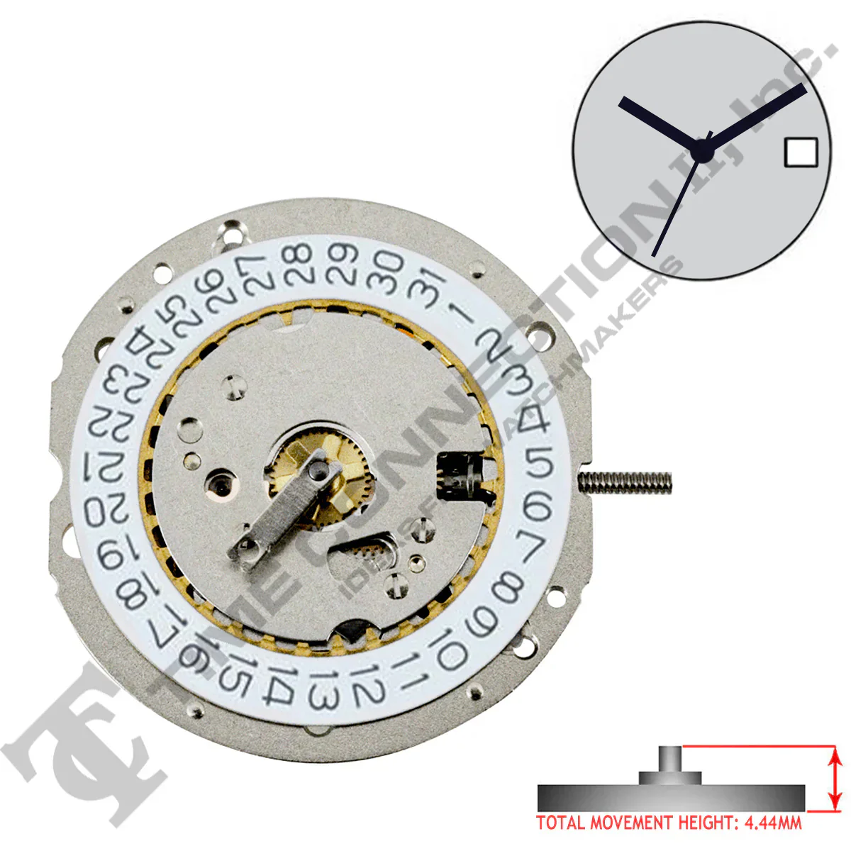 Harley Ronda 705 3 Hands Quartz Movement (Various Heights) - Image 5