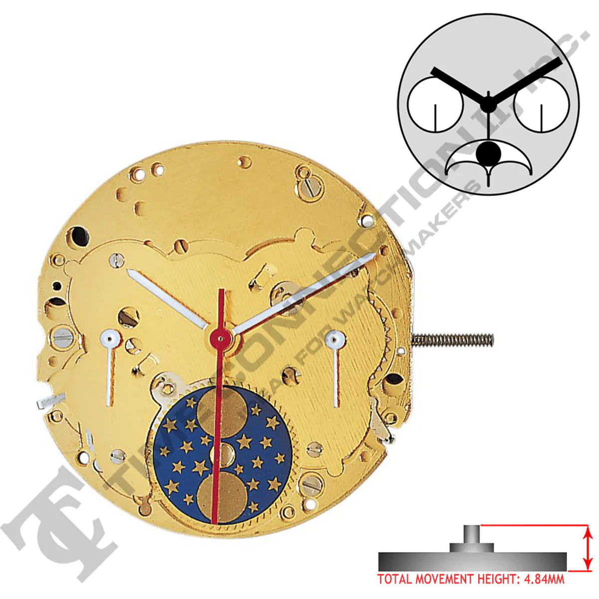 Harley Ronda 706.1 Swiss Made Quartz Movement Ht. 4.84MM - Image 2