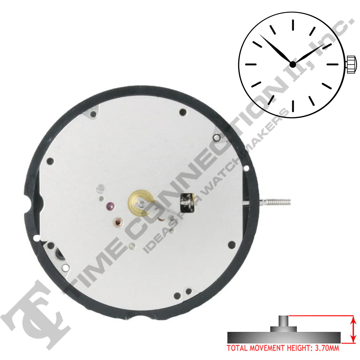 Harley Ronda 712 2 Hands Quartz Movement Ht. 3.70MM - Image 2