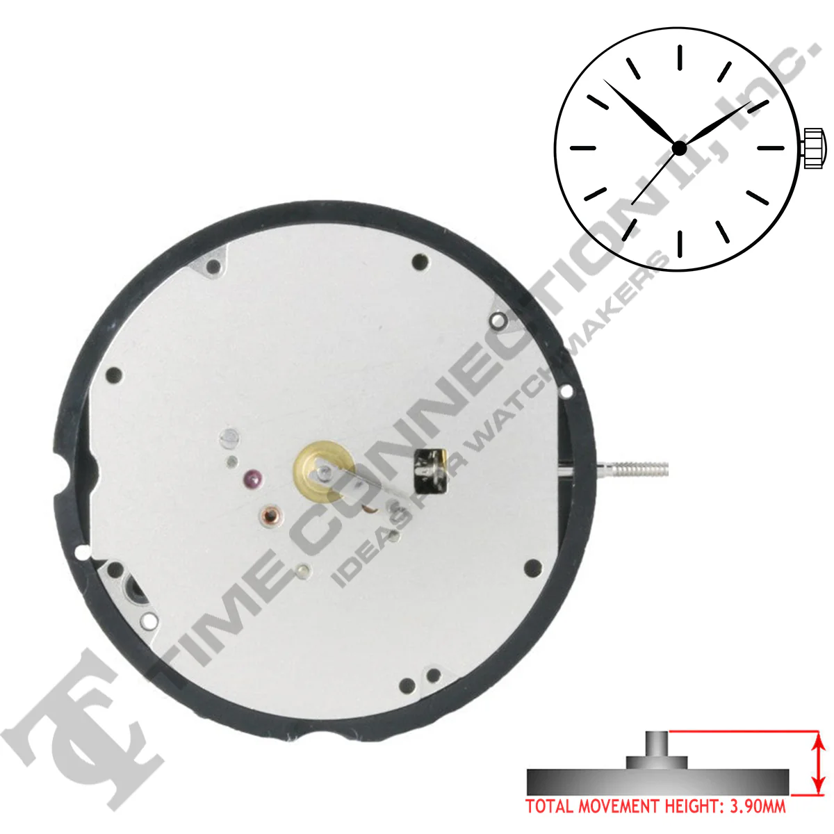 Harley Ronda 713 3 Hands Quartz Movement Ht. 3.90MM - Image 2