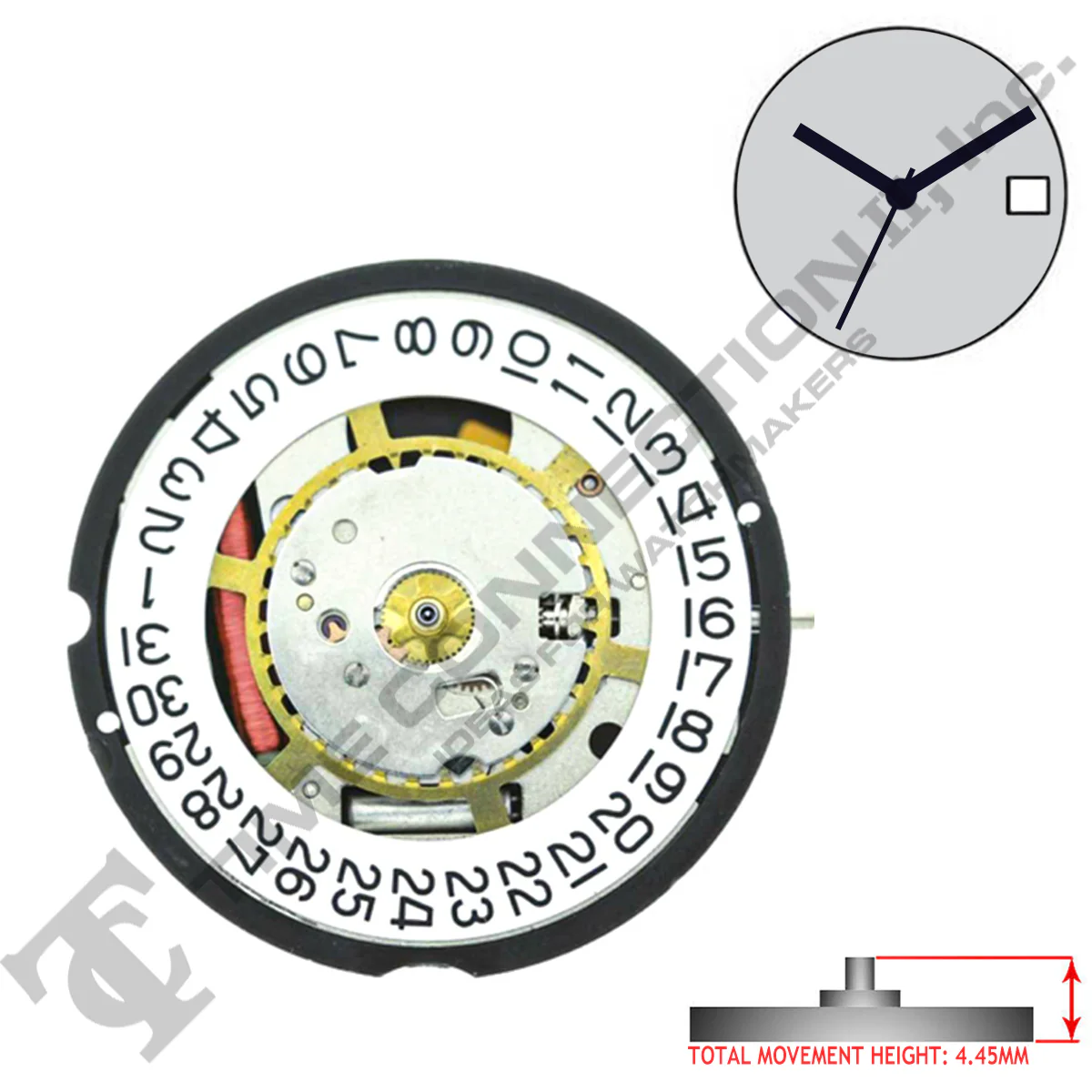Harley Ronda 715 3 Hands Quartz Movement (Various Heights) - Image 5