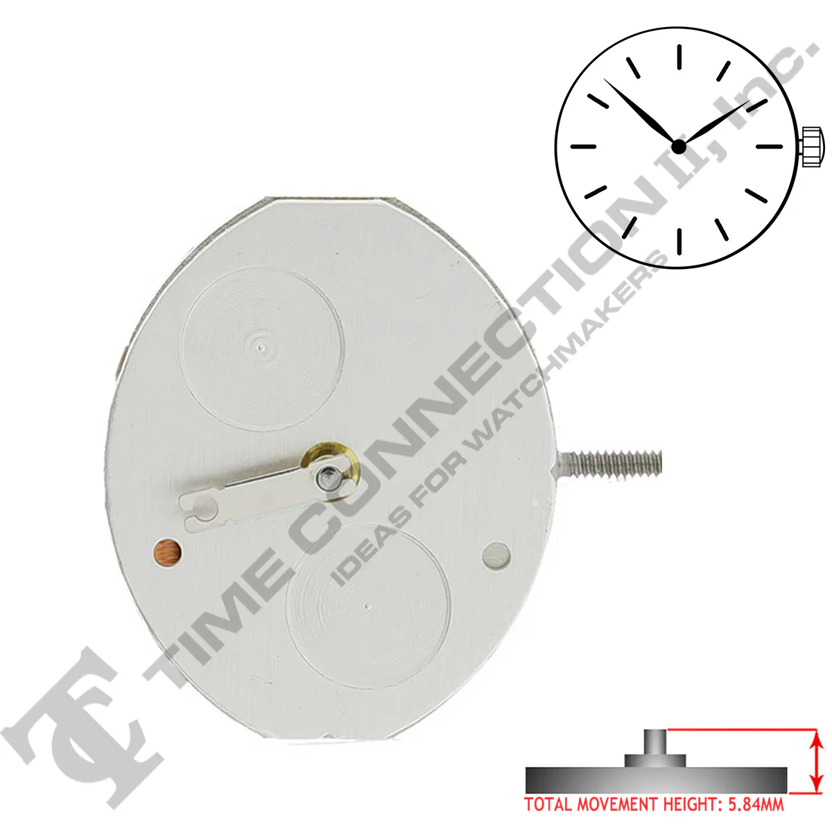 Harley Ronda 751 2 Hands Quartz Movement (Various Heights) - Image 6
