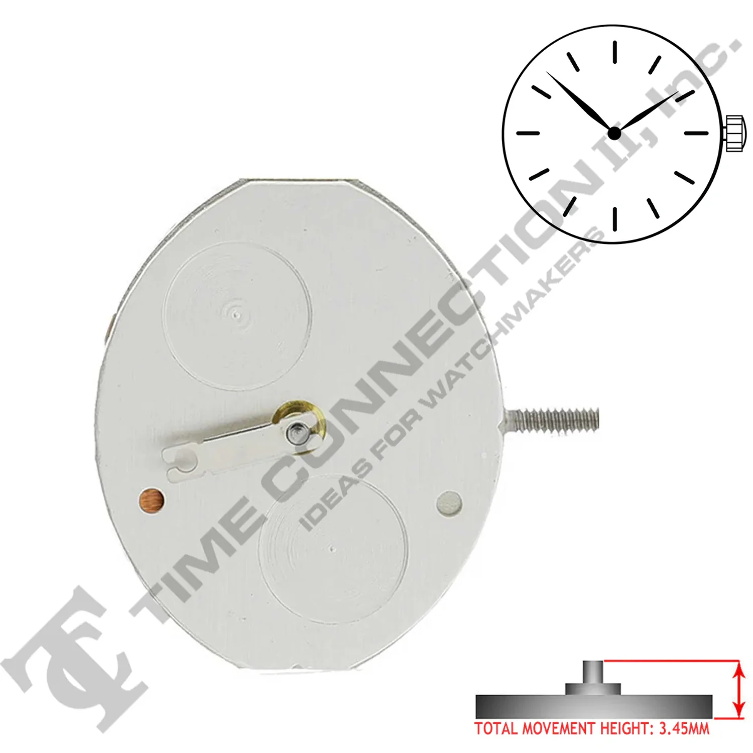 Harley Ronda 751 2 Hands Quartz Movement (Various Heights) - Image 7
