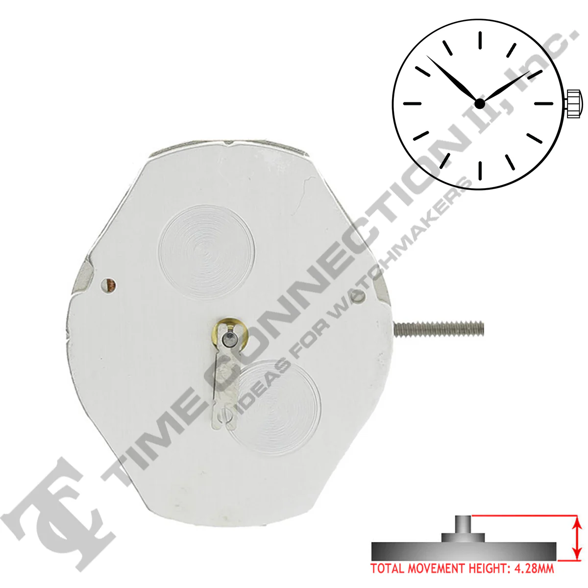 Harley Ronda 762 2 Hands Quartz Movement (Various Heights) - Image 4