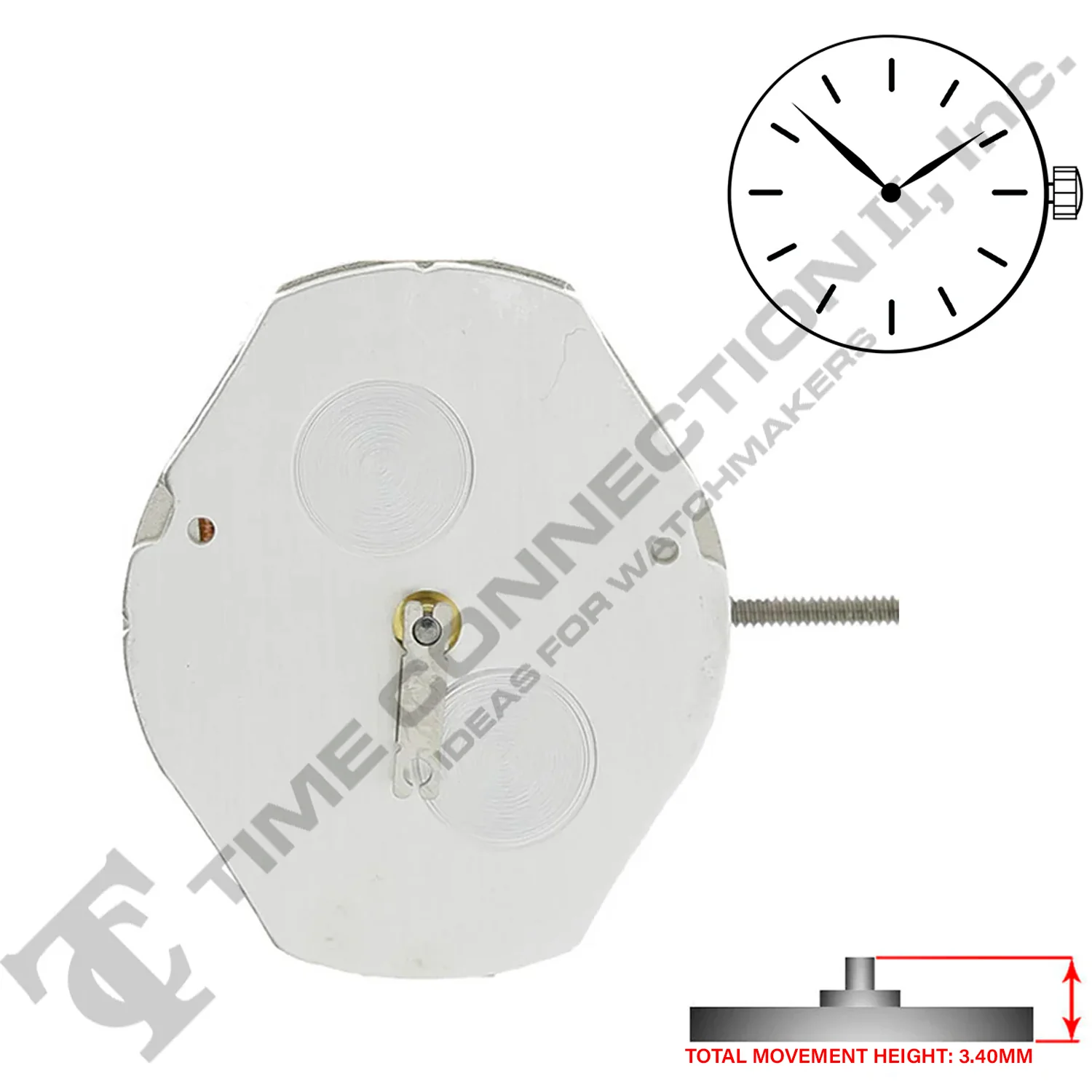 Harley Ronda 762 2 Hands Quartz Movement (Various Heights) - Image 7