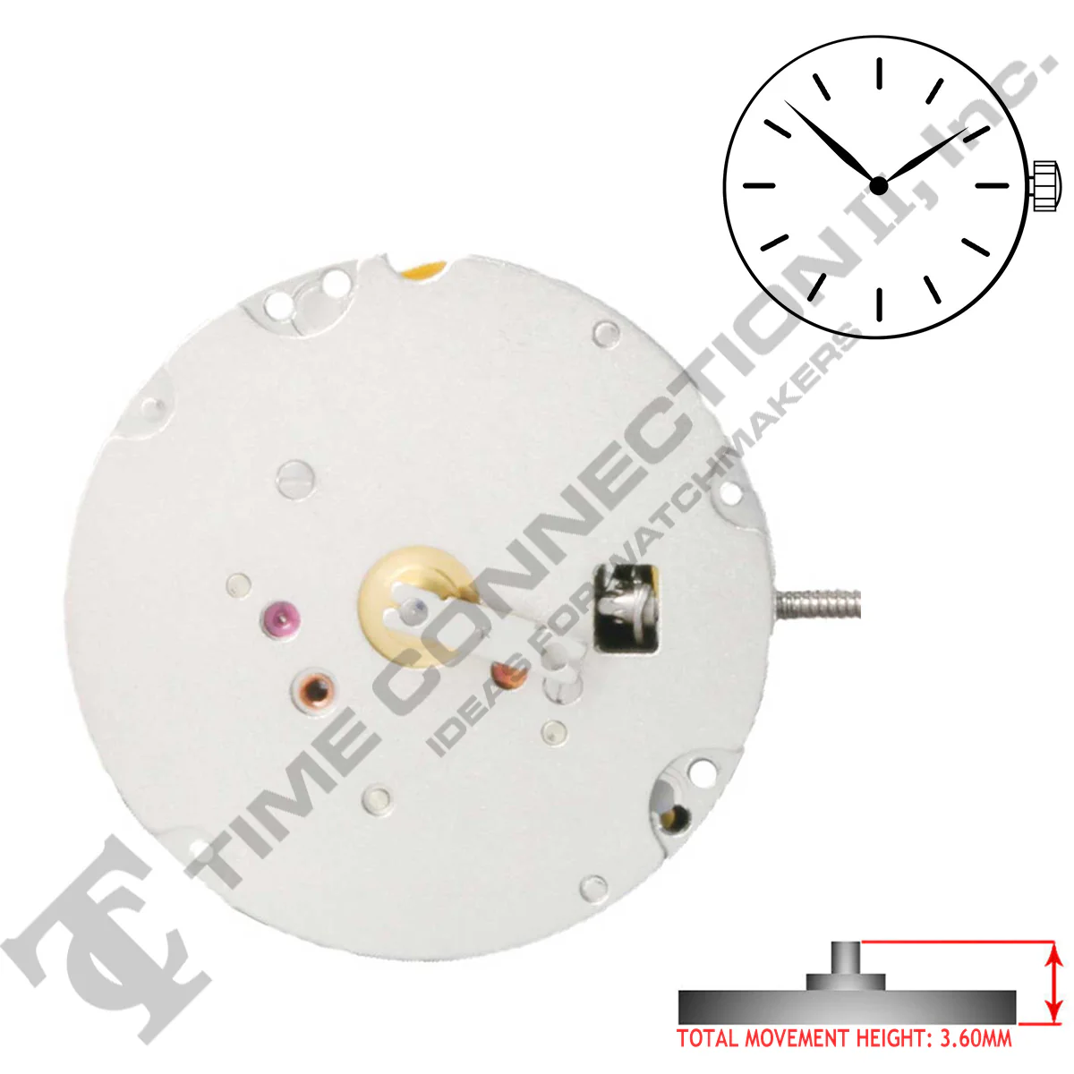 Harley Ronda 772 2 Hands Quartz Movement Ht. 3.60MM - Image 2