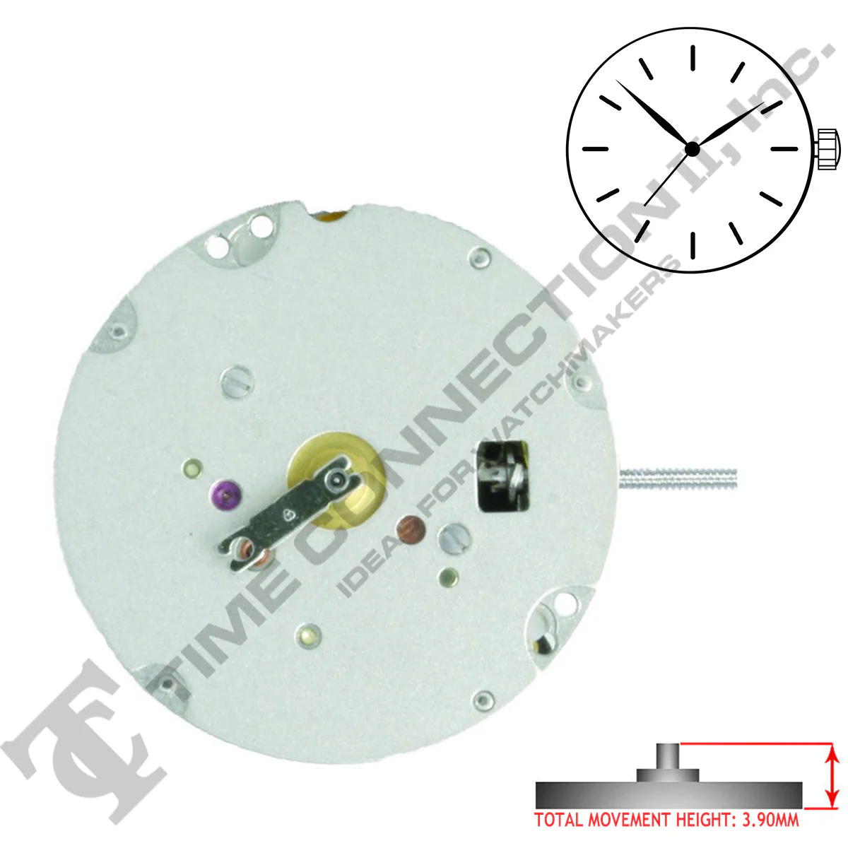 Harley Ronda 773 3 Hands Quartz Movement Ht. 3.90MM - Image 2