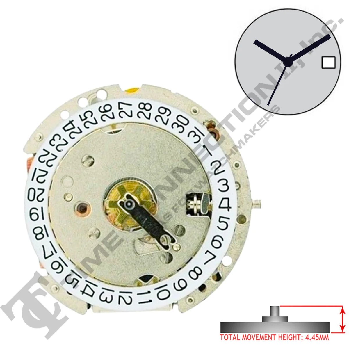 Harley Ronda 775 3 Hands Quartz Movement (Various Heights) - Image 5