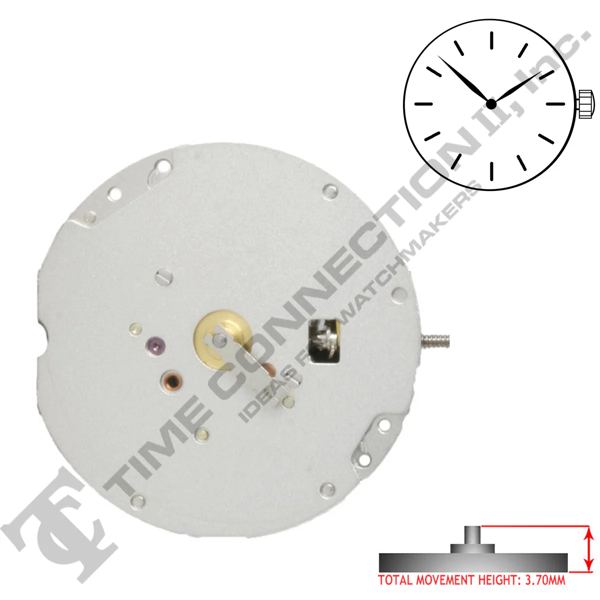 Harley Ronda 782 2 Hands Quartz Movement Ht. 3.70MM - Image 2